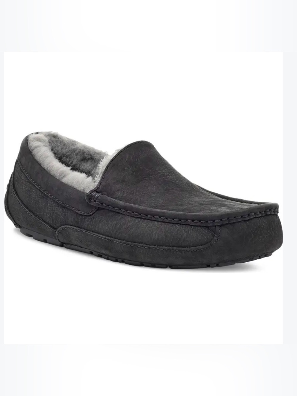 UGG Ascot Men’s Black Slippers
Size 12